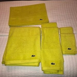 Lacoste towels